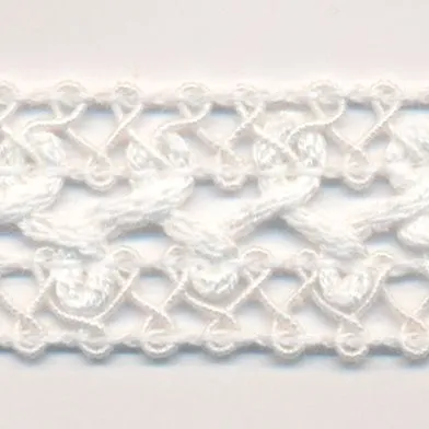 Cotton Lace Braid #01 White