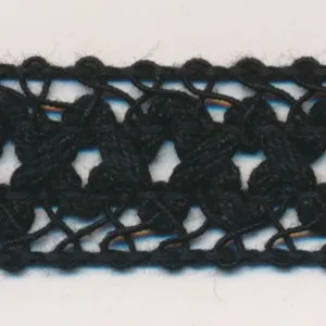 Cotton Lace Braid #50 Black