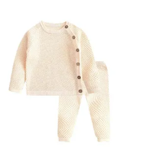 Cotton Long Sleeve Tops   Pants Outfit