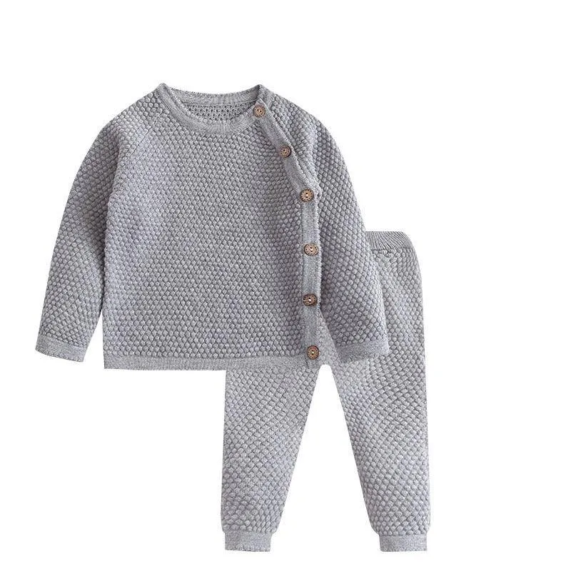 Cotton Long Sleeve Tops   Pants Outfit