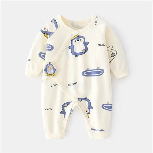 Cotton Soft Jumpsuit for Newborn Girls and Boys 0-6 Months