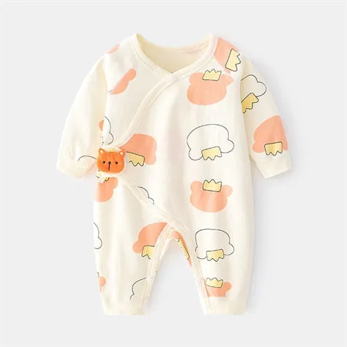Cotton Soft Jumpsuit for Newborn Girls and Boys 0-6 Months