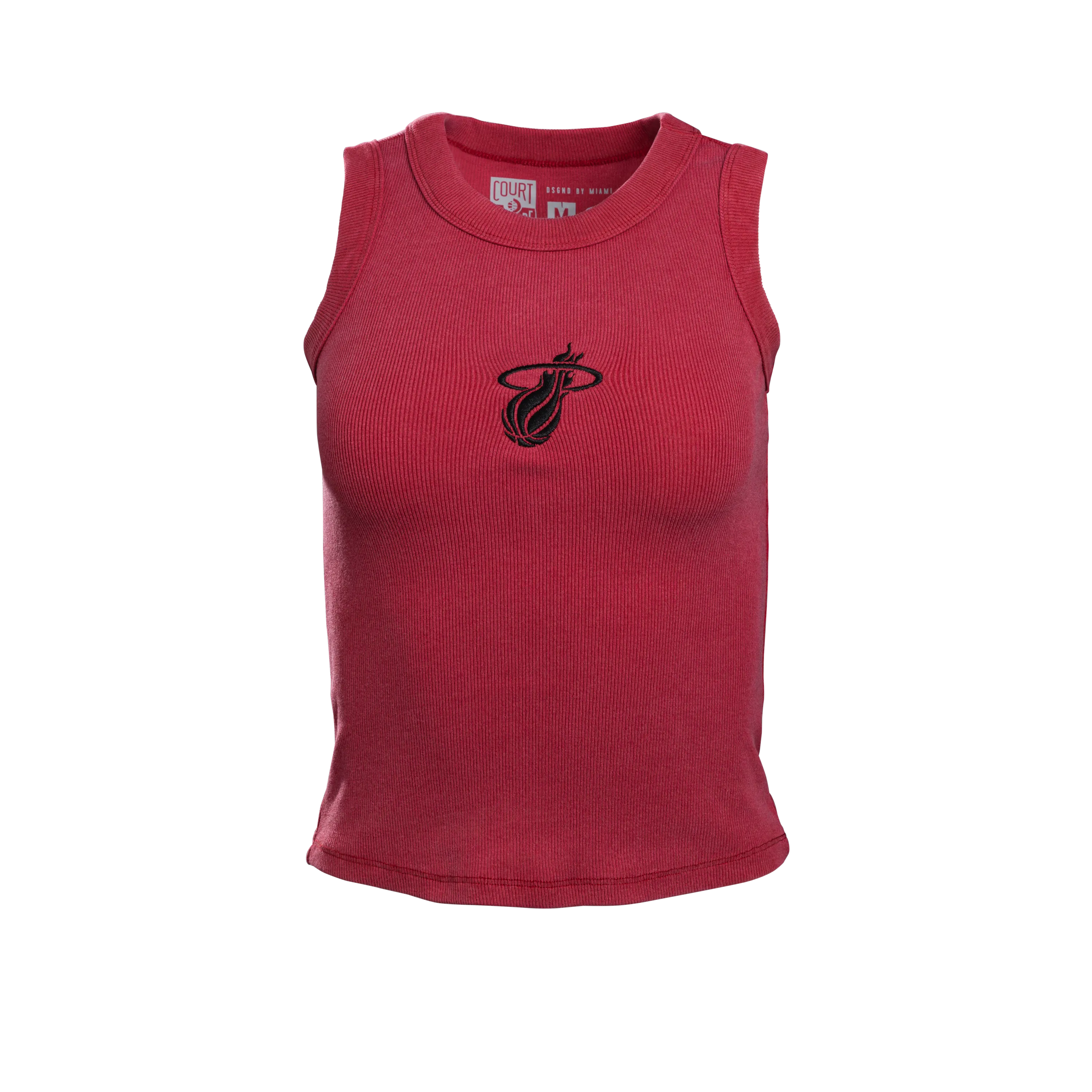 Court Culture Embroidered Logo Red Tank
