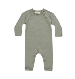 Cozy Heather Knit Jumpsuit || Basil