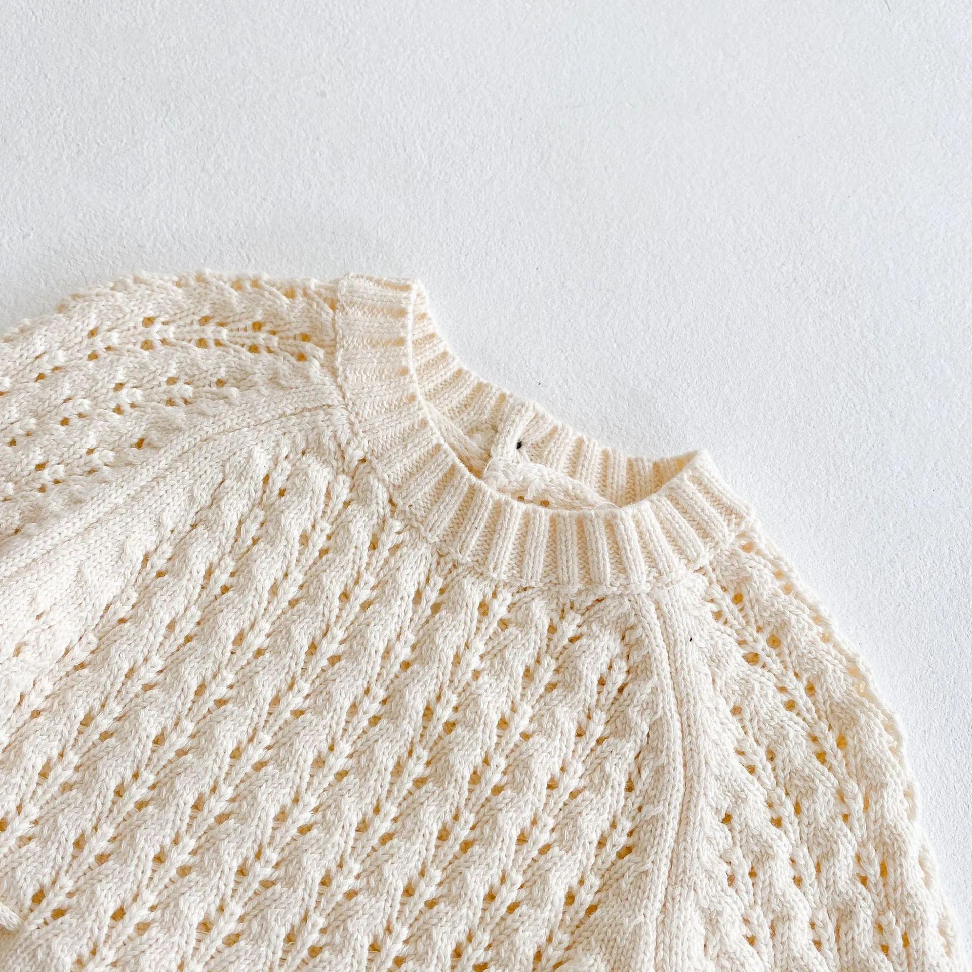 Cream Knitted Romper