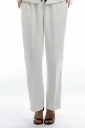Crepe Pants (White) Style # 1113
