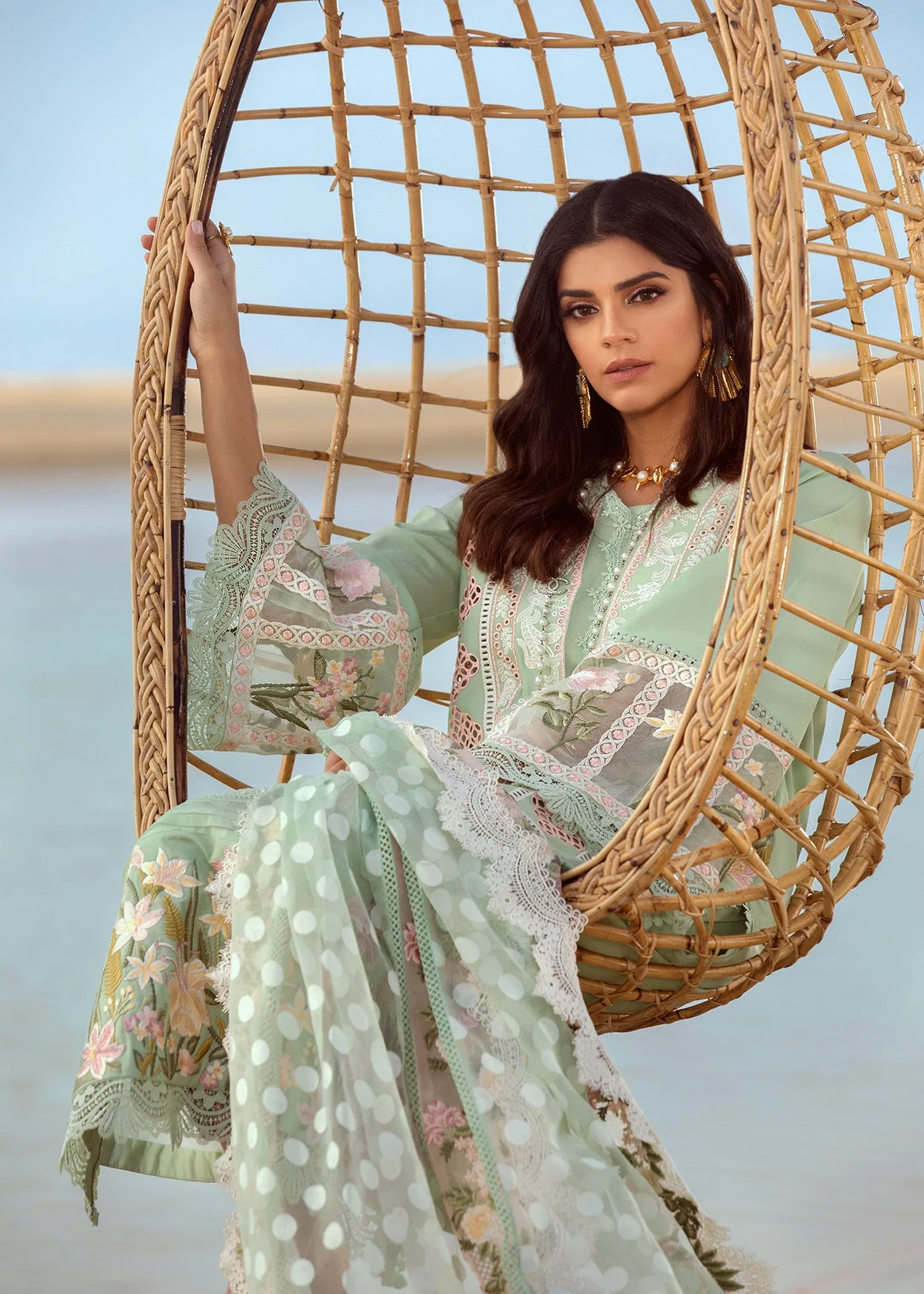 CRIMSON BY SAIRA SHAKIRA | Jewel by the Beach-Serendipity - 5B - Seafoam