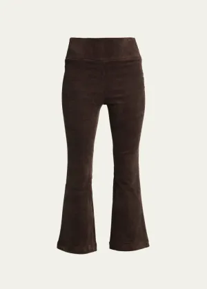 Crop Flare Corduroy Legging
