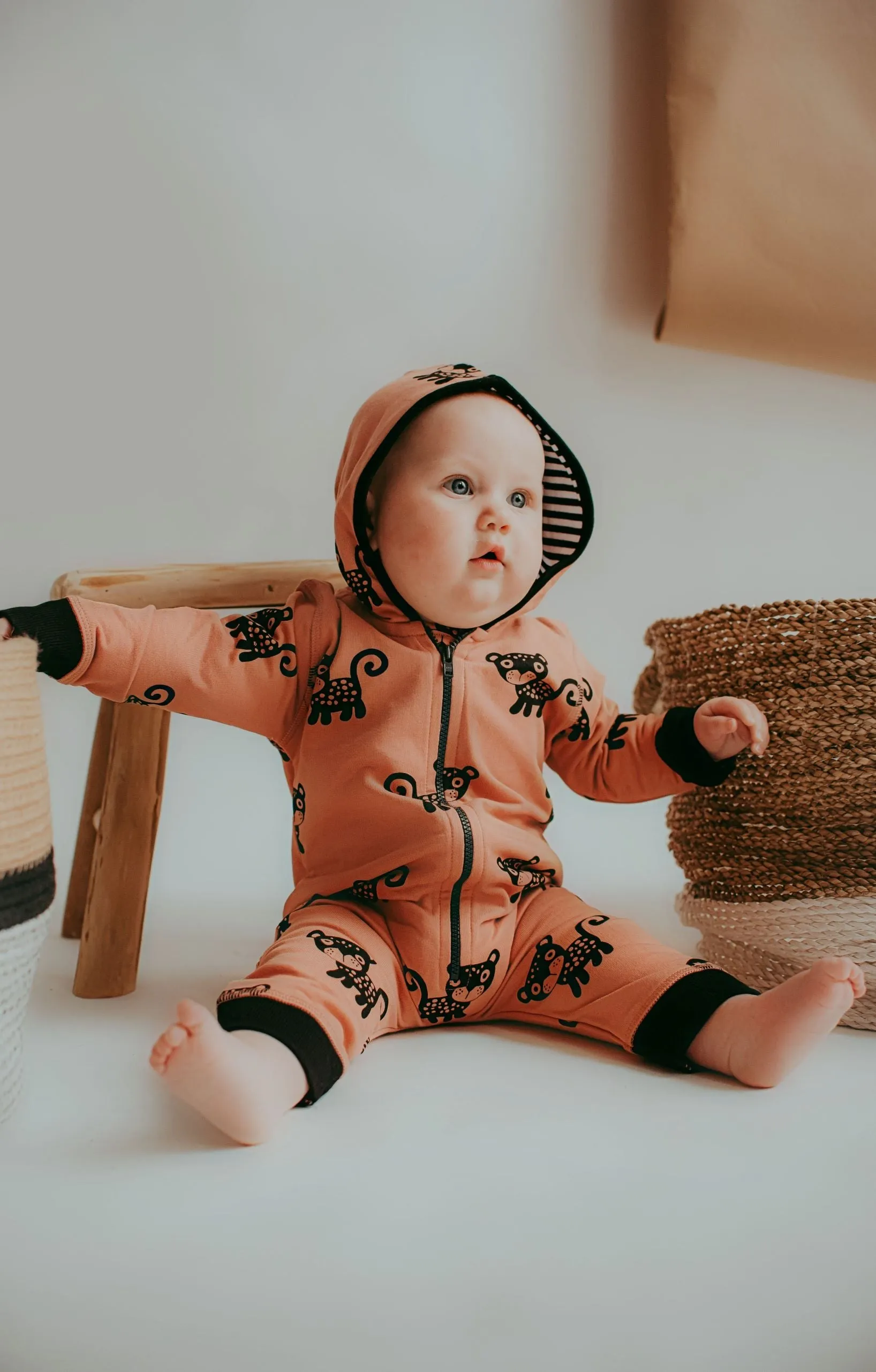Cub Romper Terracotta