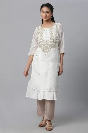 Cuban Gold Narrow Fit Palazzo