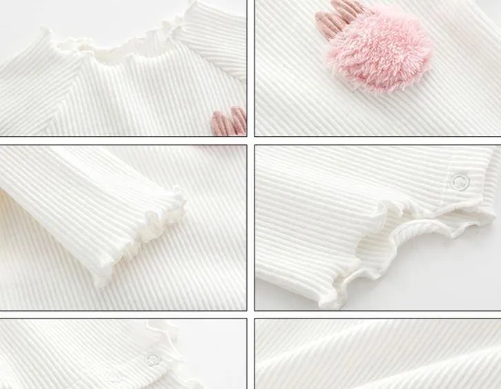 Cute Baby Girls  Long Sleeved Jumpsuit