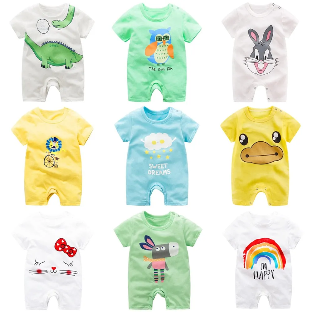 Cute Unisex Baby Rompers