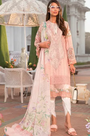 D-2210-A | Maria B Mein Teri Aan Lawn Summer Collection 22 | Unstitched Embroidered  Lawn Suits