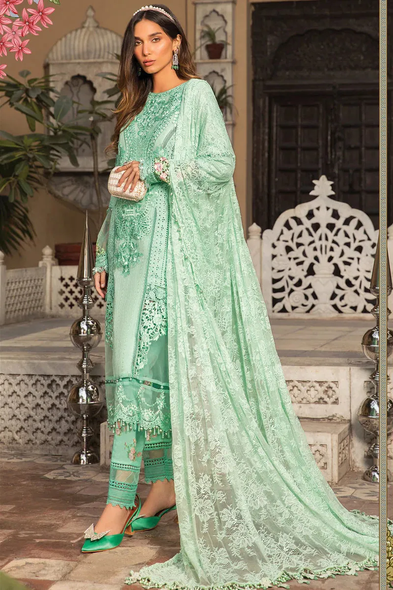 D-2211-A | Maria B Mein Teri Aan Lawn Summer Collection 22 | Unstitched Embroidered  Lawn Suits