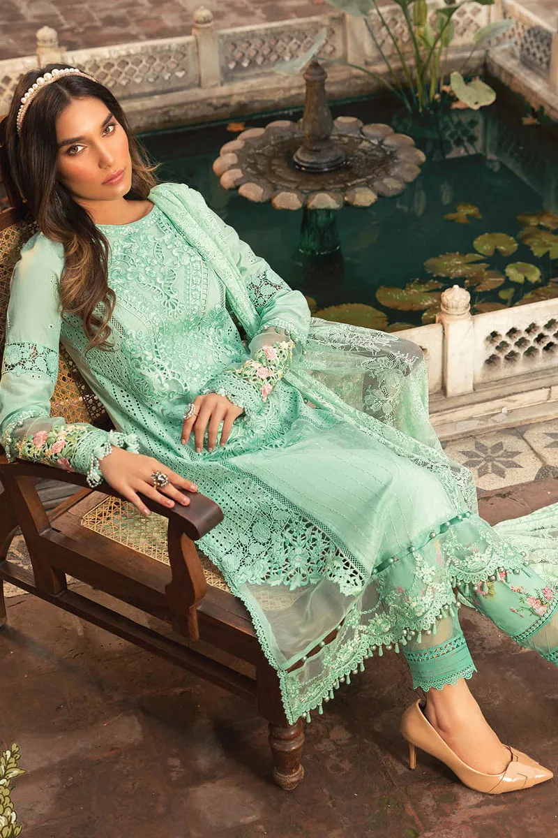 D-2211-A | Maria B Mein Teri Aan Lawn Summer Collection 22 | Unstitched Embroidered  Lawn Suits