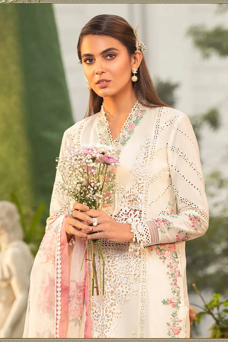D-2212-A | Maria B Mein Teri Aan Lawn Summer Collection 22 | Unstitched Embroidered  Lawn Suits