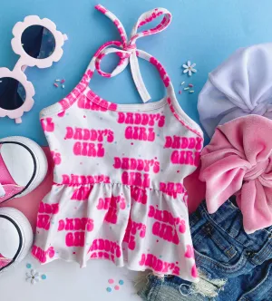 daddy's girl halter top