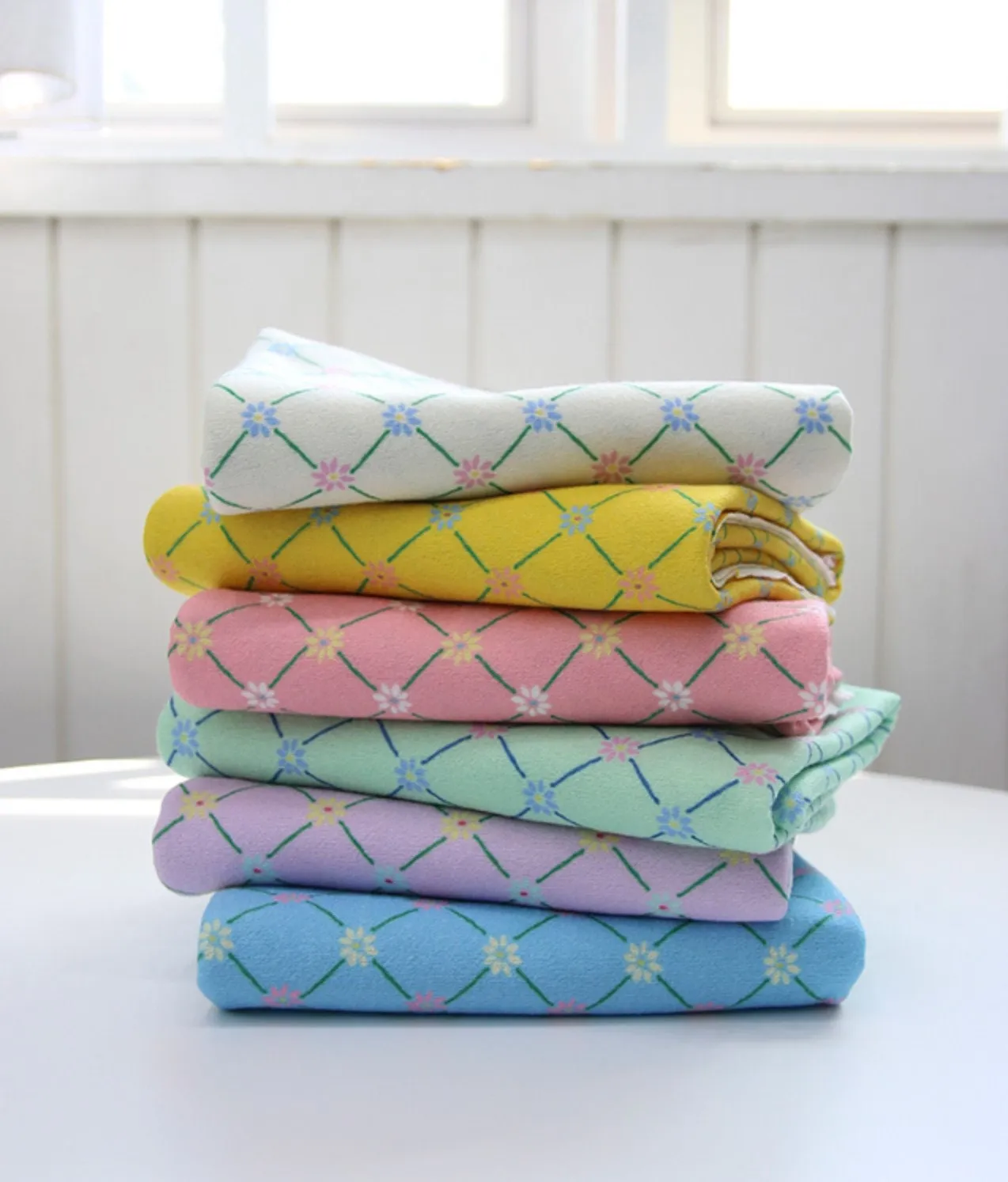 Dandelions Polyester Knit Fabric - In 6 Colors- 57 Inches Wide - By the Yard / 54509