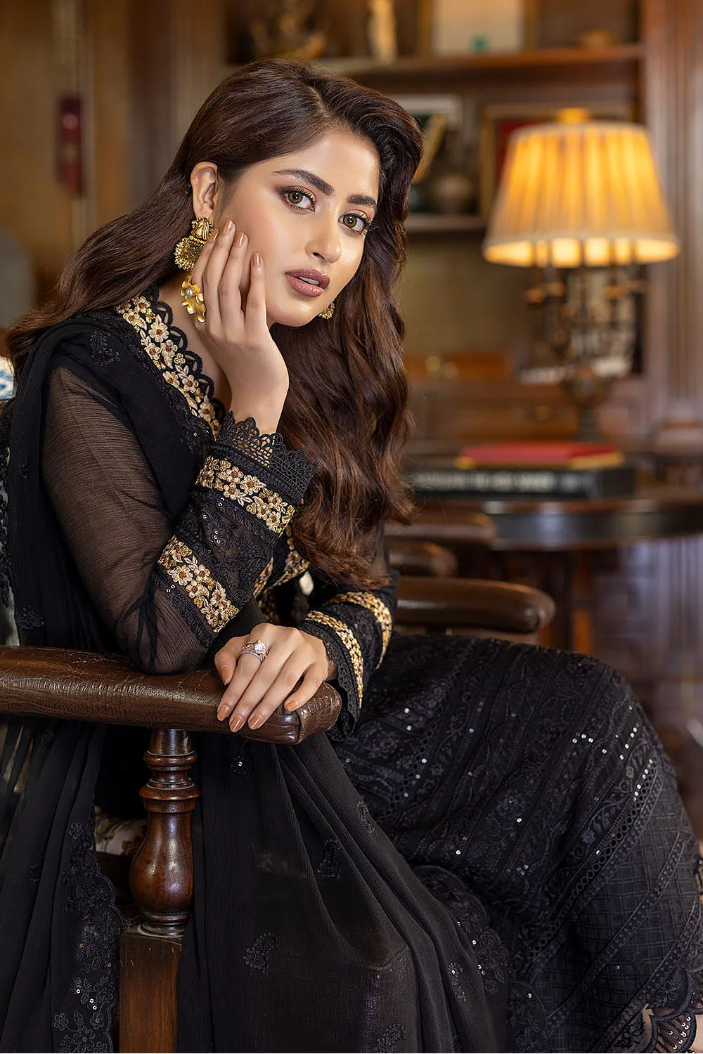 Dazzling Fairy | Azure Luxe Embroidered 3pcs Collections 2023