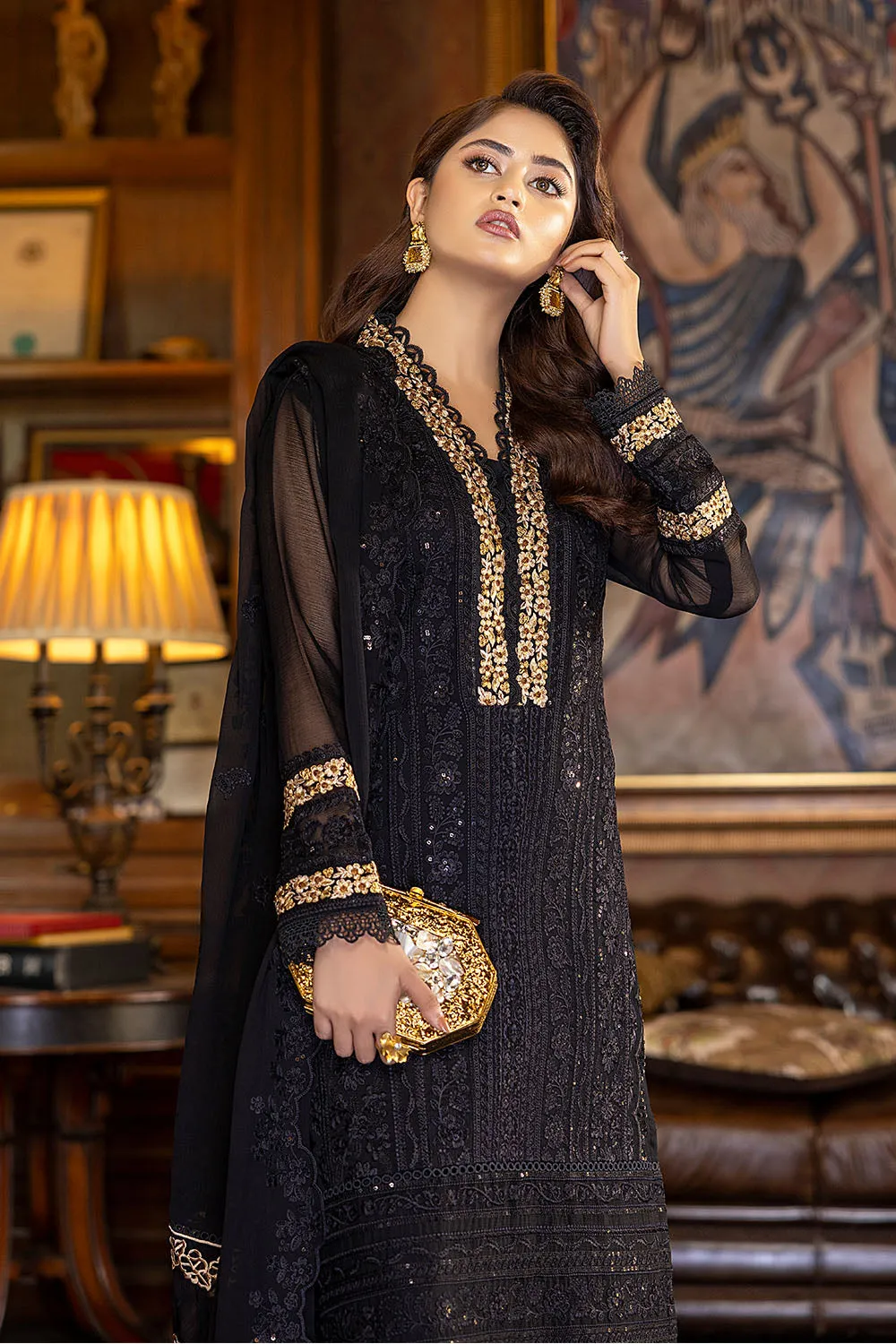 Dazzling Fairy | Azure Luxe Embroidered 3pcs Collections 2023