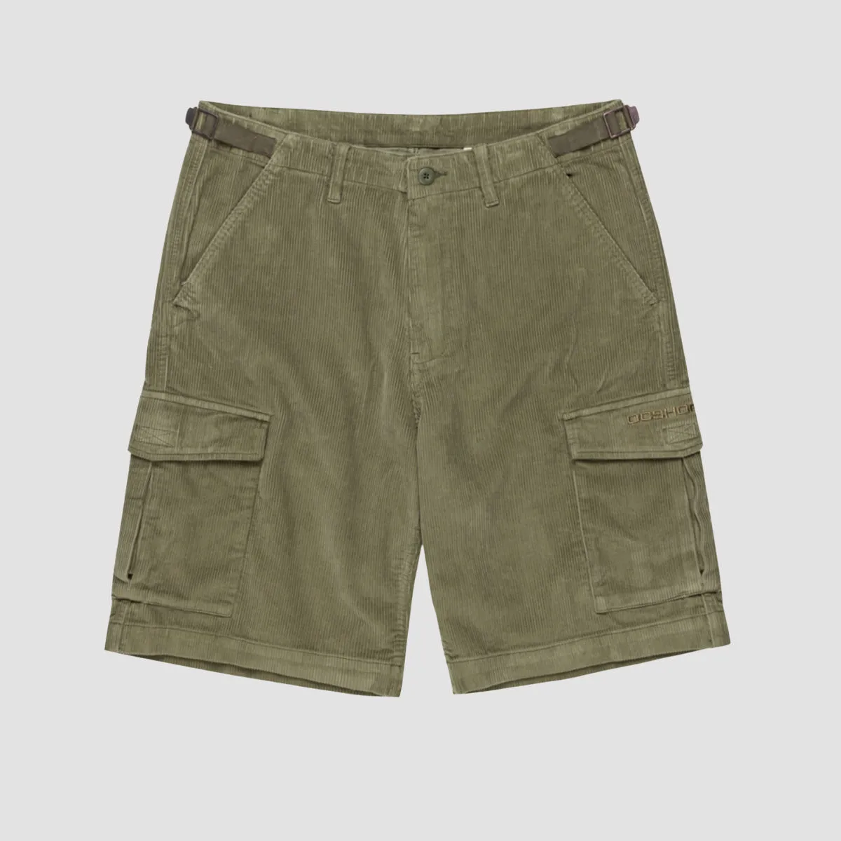 DC Pipeline Corduroy Cargo Shorts Deep Lichen Green