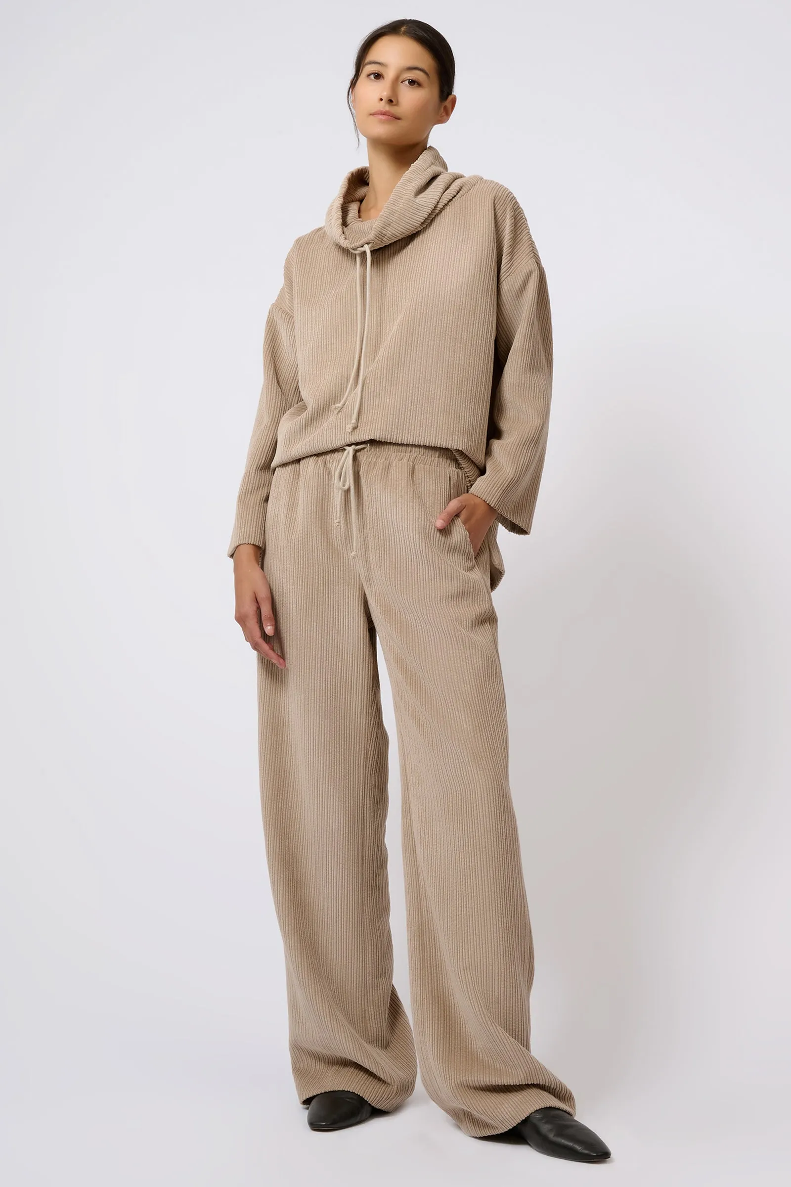 Debbie Drawstring Pant - Beige