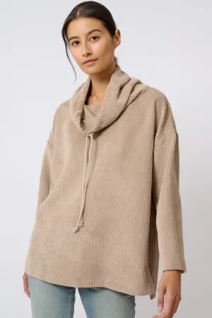 Debbie Drawstring Pullover - Beige
