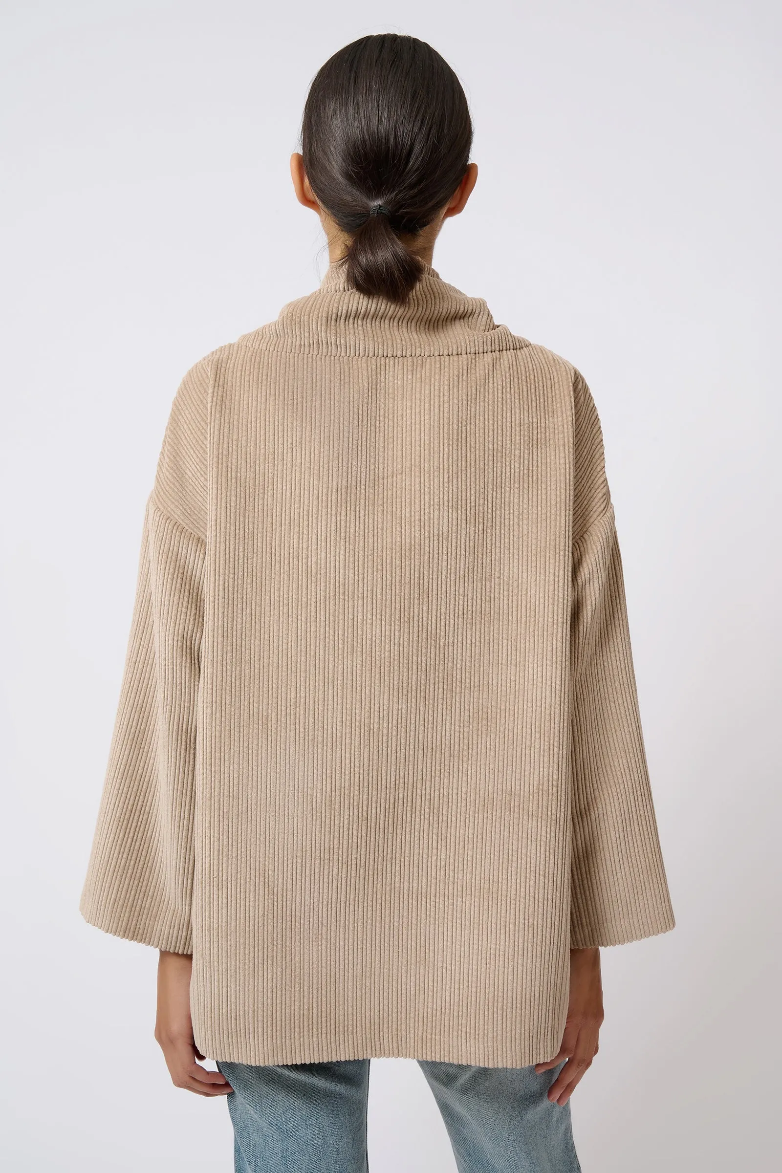 Debbie Drawstring Pullover - Beige