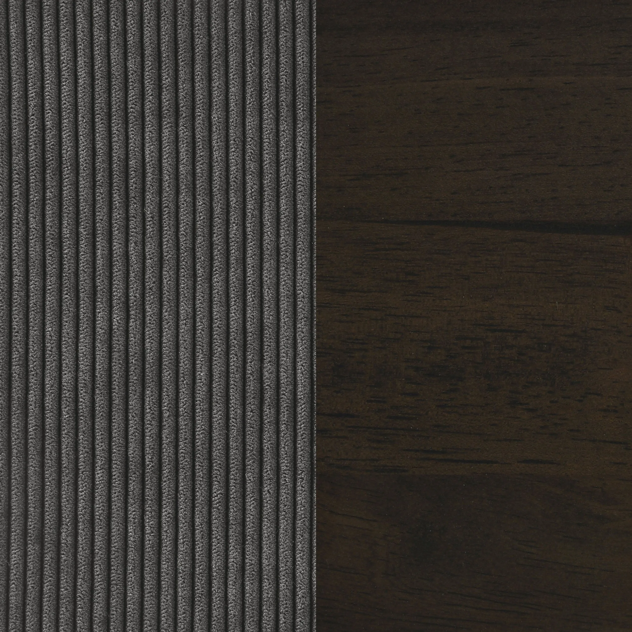 Deerhurst Upholstered Track Arm Tufted Accent Chair Charcoal