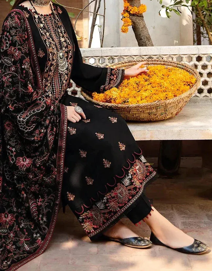 Dhanak 3PC Embroidered Q0294
