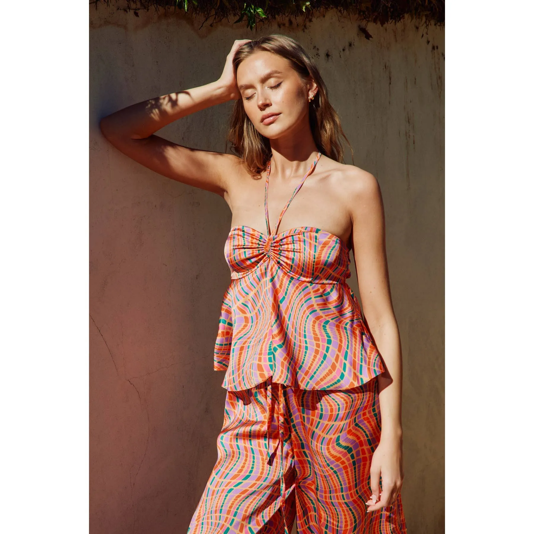Disco Animal Halter Top