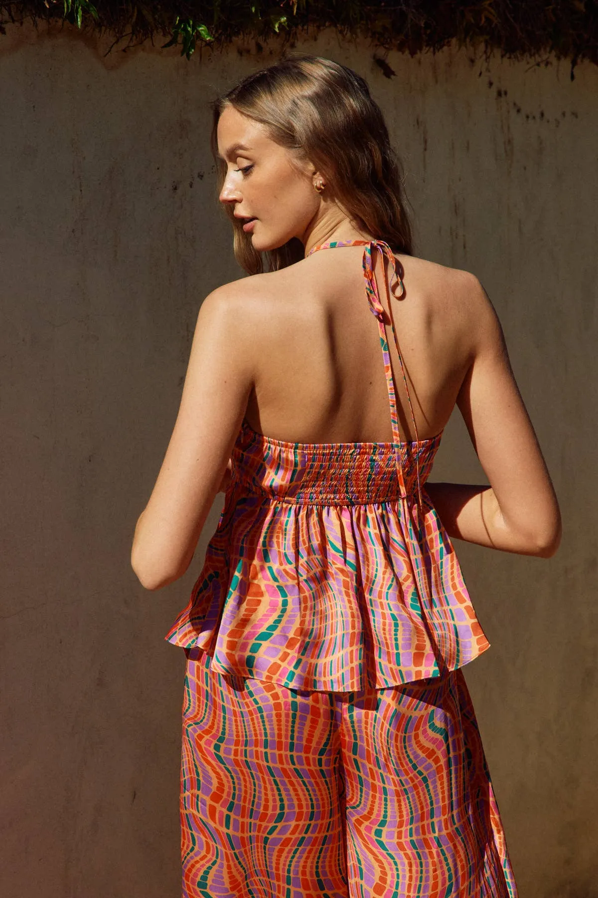 Disco Animal Halter Top