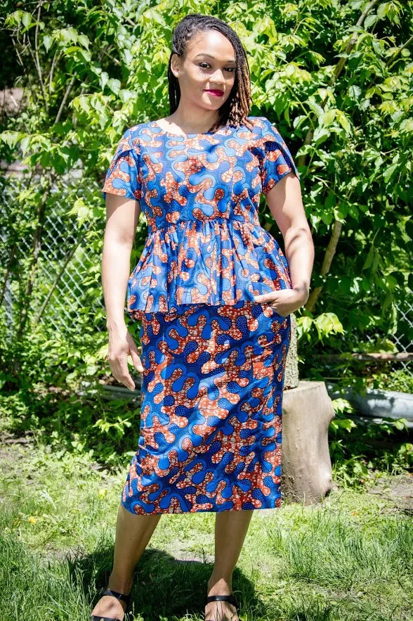 Dopemu- Peplum Waist Top