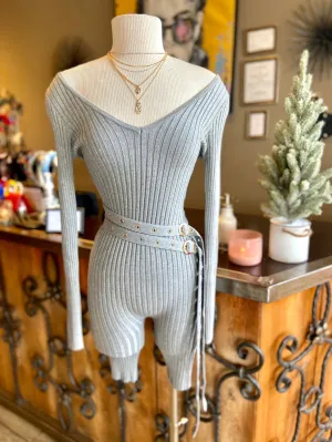 Double Belt Romper FINAL SALE