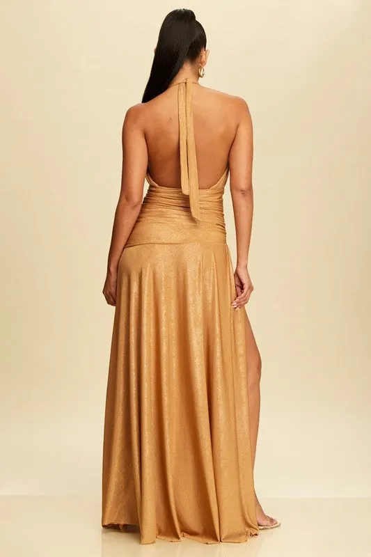 DRESS MAXI DRESS LUXXEL 10788
