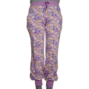DUNS Sweden Adult Summer Days Floral Baggy Pants - Violet