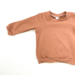 DUSTY TERRACOTTA T-SHIRT - LONG OR SHORT SLEEVE