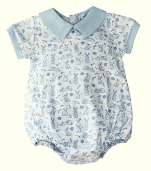 Easter Bunnies Baby Boy Romper Pima Cotton