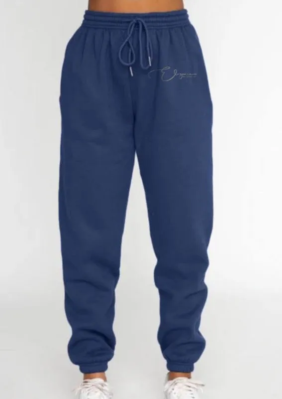 EASY & ELEGANCE - Blue 3-Piece Jogger Set | Comfort, Style & Versatility