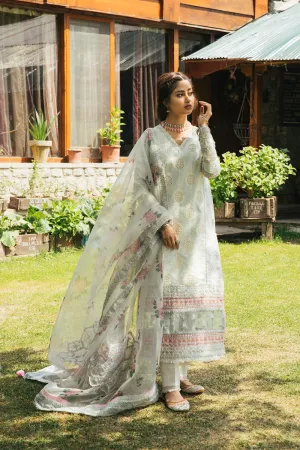 EB-06  LIANA | Qalamkar Rahi Luxury Festive Collection 2022 | Unstitched Embroidered Lawn Suits