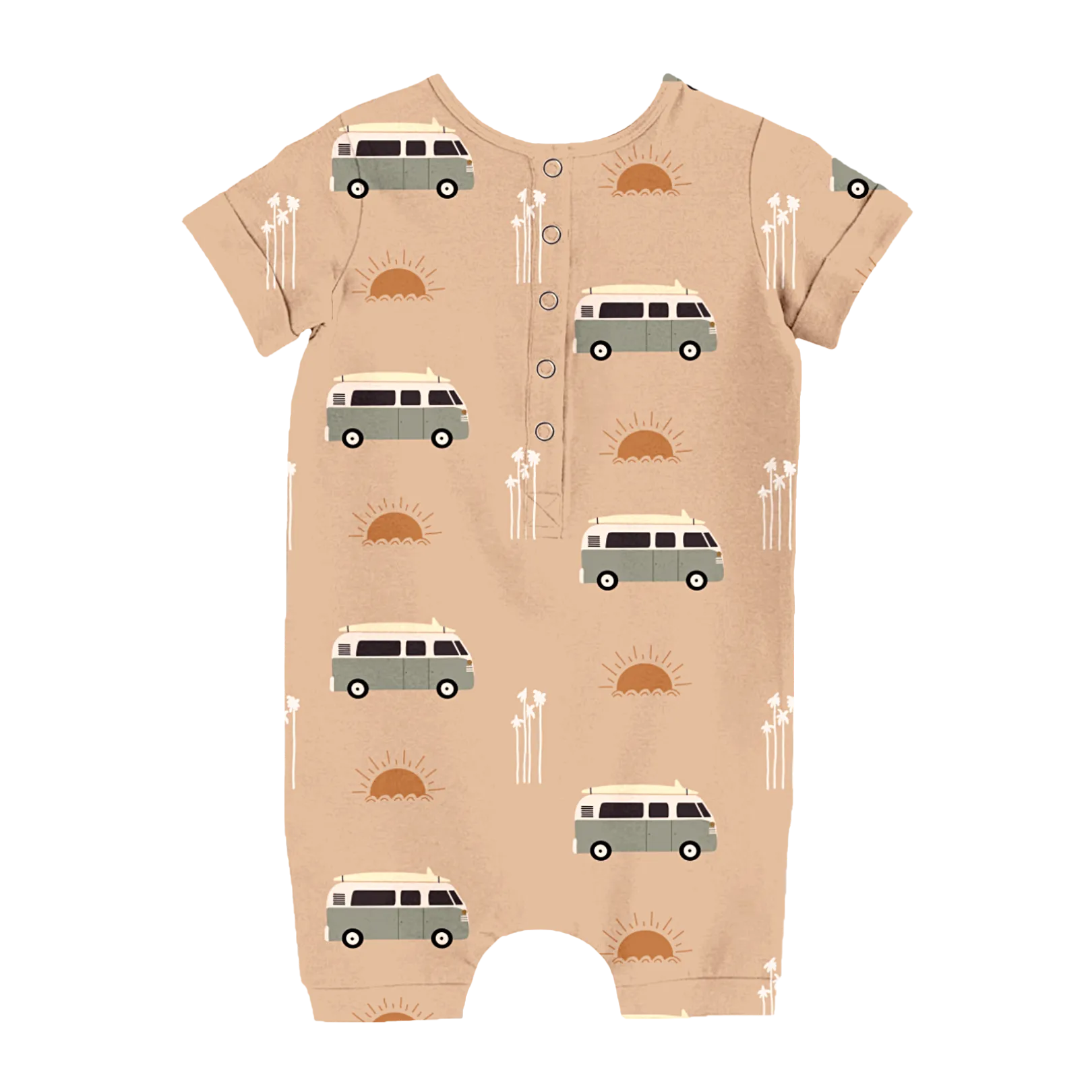 Effortless Shortie Bamboo Romper - Beach Bound