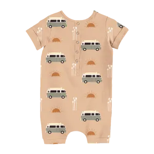 Effortless Shortie Bamboo Romper - Beach Bound