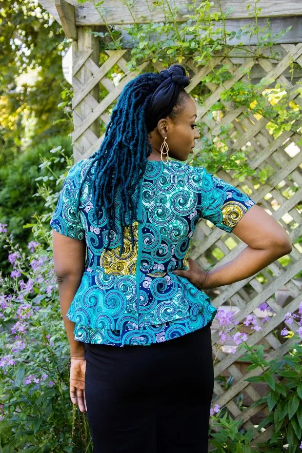 Egbe- Double peplum Top