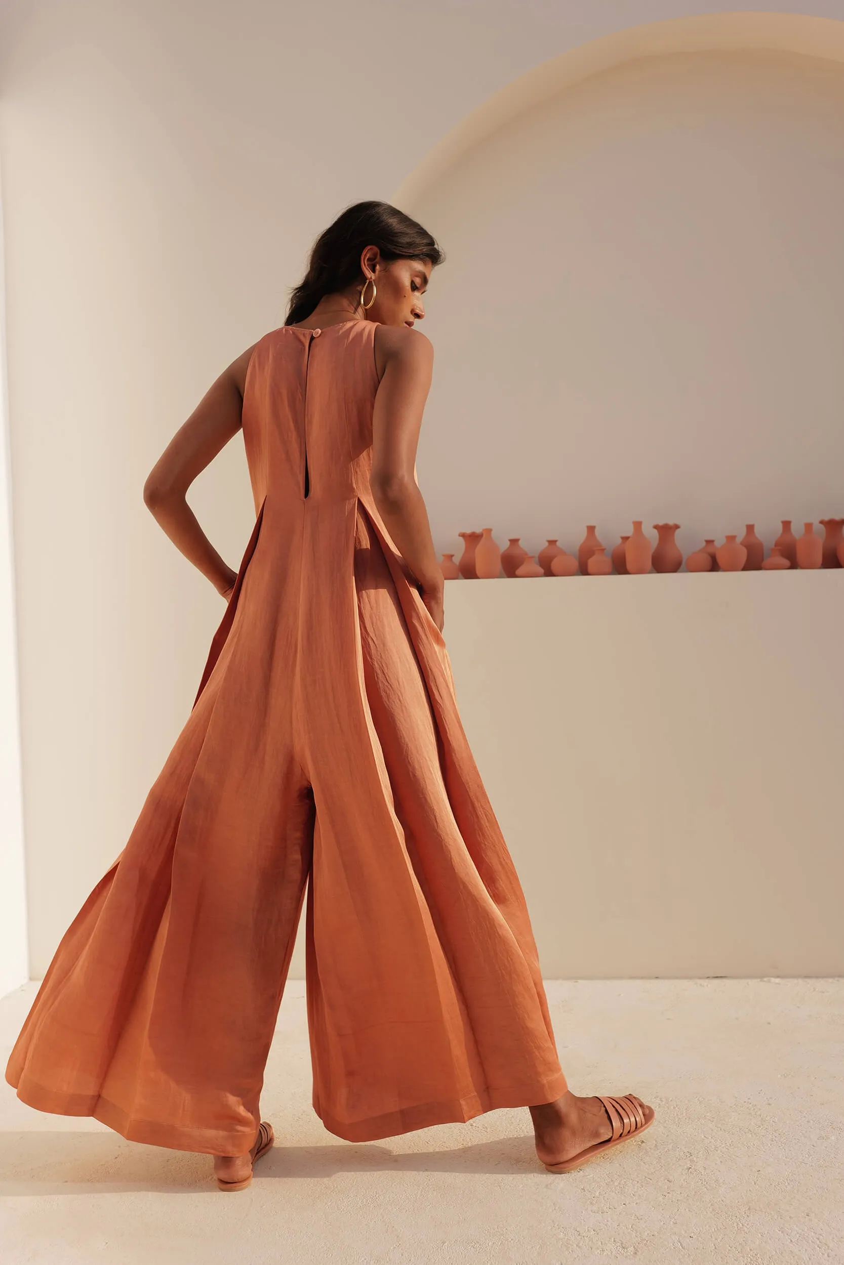 Egypt Jumpsuit (Terracotta)