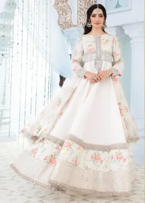 EL-22-02-White | Maria.B. Lawn Eid Collection 2022 | Unstitched Embroidered Lawn Suit