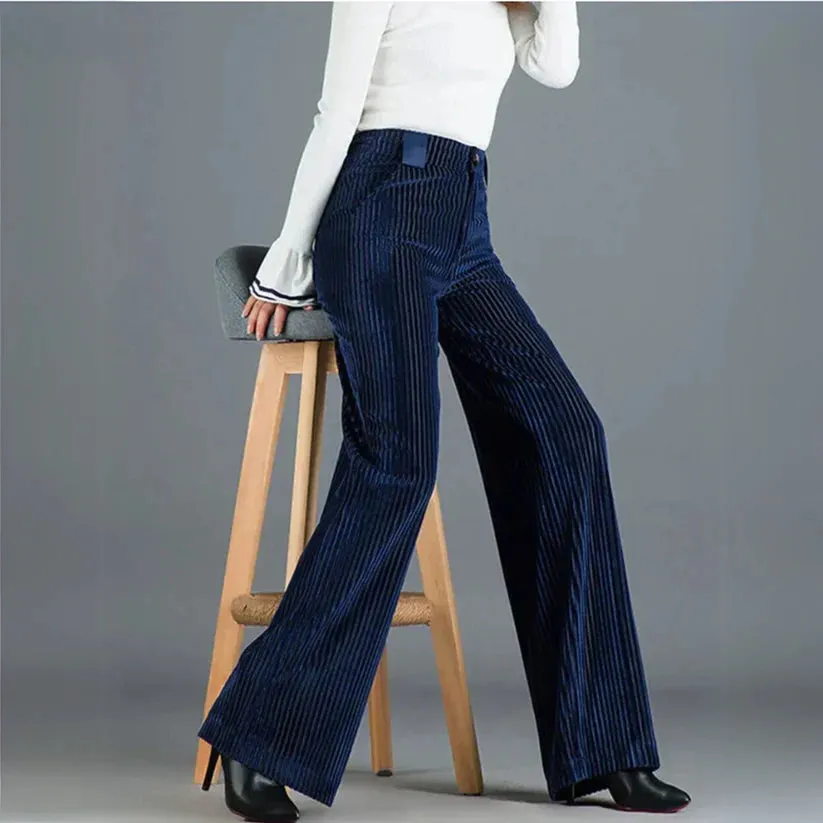 Elena | Wide-Leg Corduroy Pants