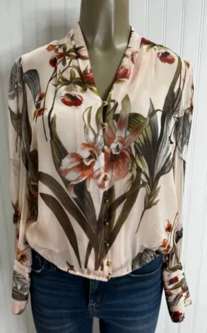 ELIE TAHARI Size S salmon and coral TOPS