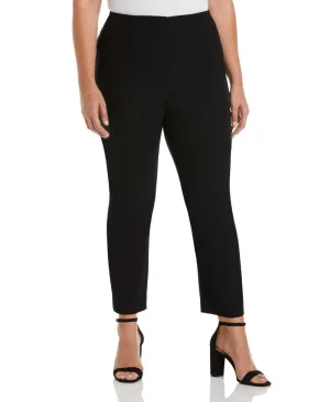 Ella Rafaella Womens Plus Size Straight Leg Pants LRBSC101R2