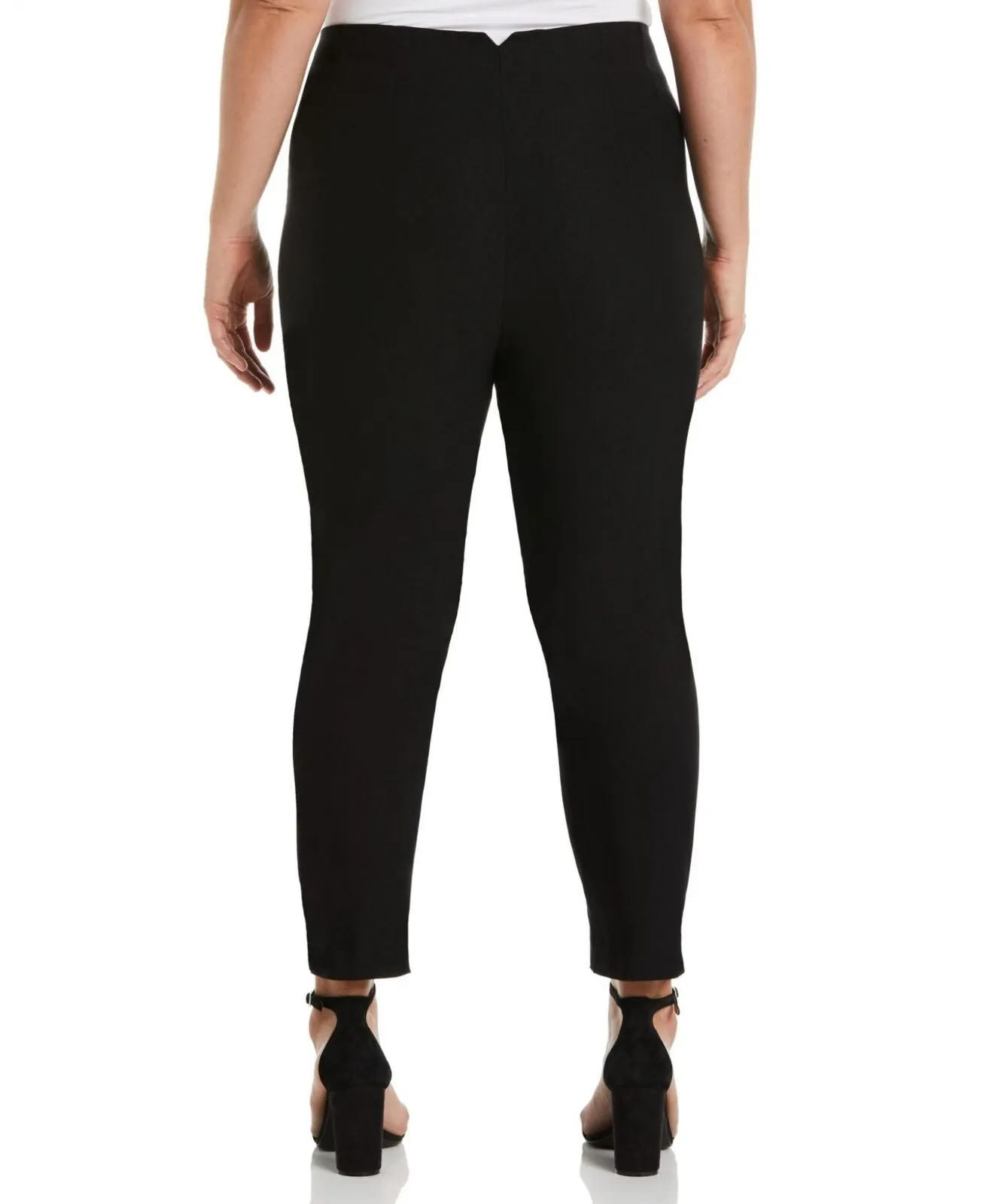 Ella Rafaella Womens Plus Size Straight Leg Pants LRBSC101R2