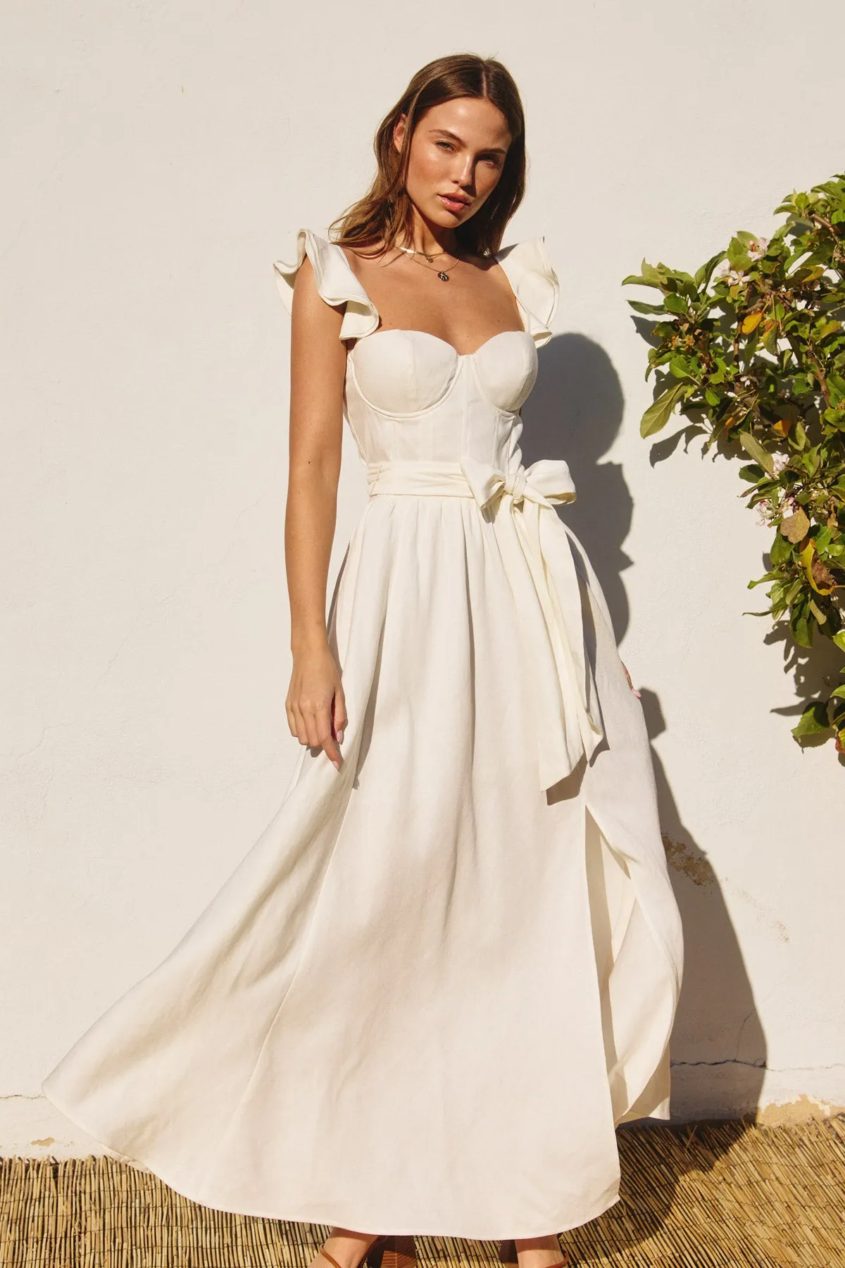 Elodie Flutter Maxi Dress